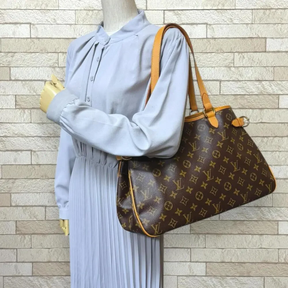 LOUIS VUITTON Brown Monogram Canvas Shoulder Bag